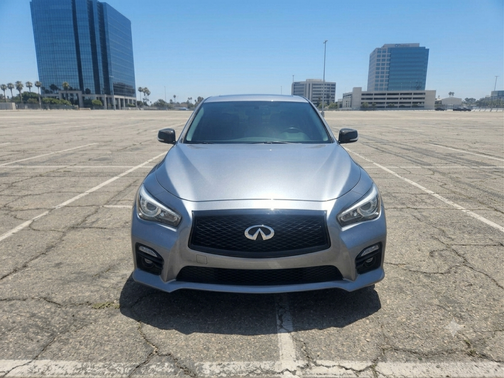 Gray 2014 INFINITI Q50 Hybrid Sport