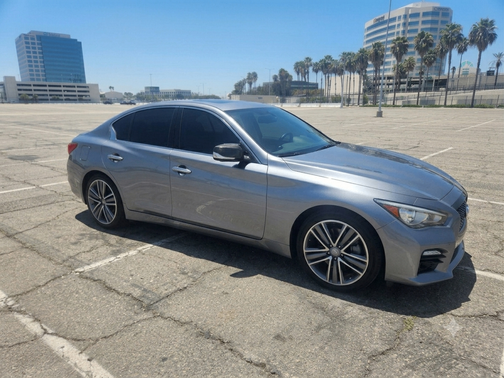 Gray 2014 INFINITI Q50 Hybrid Sport