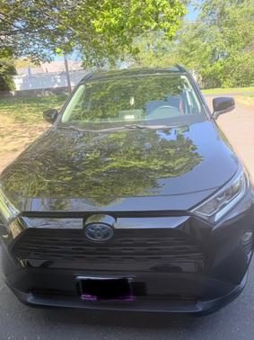 Black 2021 Toyota RAV4 Hybrid XLE