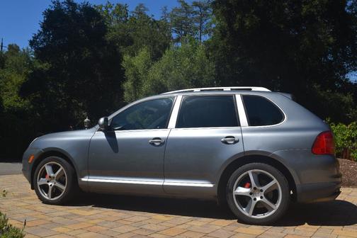 Gray 2004 Porsche Cayenne Cayenne Turbo