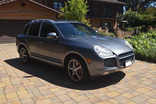 Gray 2004 Porsche Cayenne Cayenne Turbo