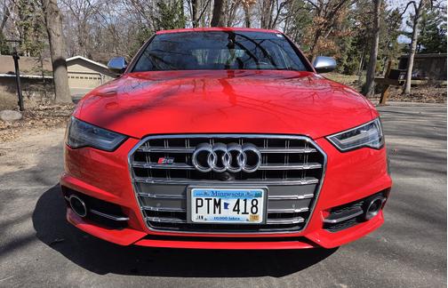 Red 2017 Audi S6 4.0T Prestige