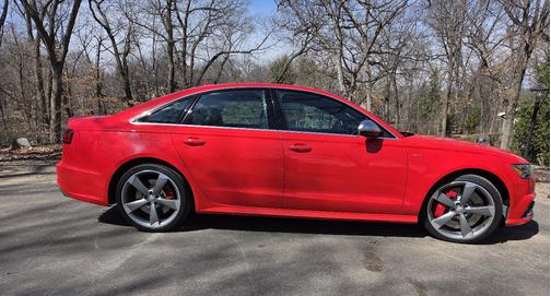 Red 2017 Audi S6 4.0T Prestige