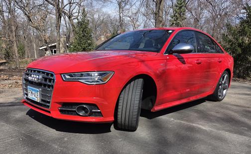 Red 2017 Audi S6 4.0T Prestige