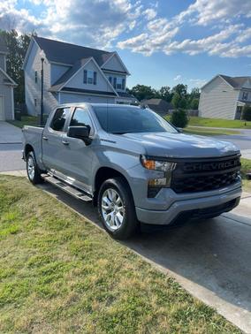 Gray 2024 Chevrolet Silverado 1500 Custom