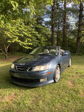 Blue 2007 Saab 9-3 Aero