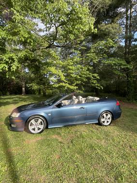 Blue 2007 Saab 9-3 Aero