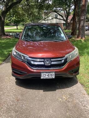 Red 2015 Honda CR-V LX
