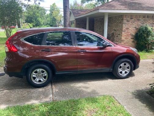 Red 2015 Honda CR-V LX