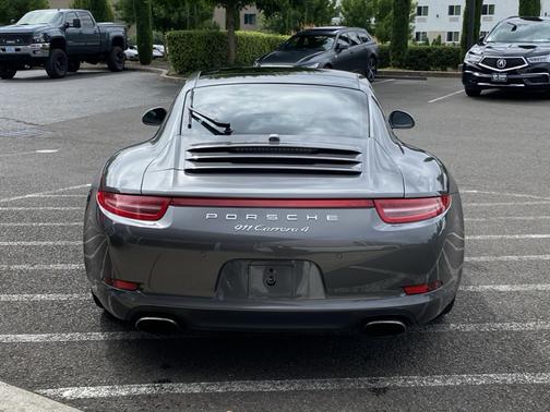 Gray 2014 Porsche 911 911 Carrera 4
