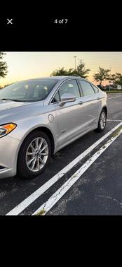 Silver 2017 Ford Fusion Energi SE Luxury