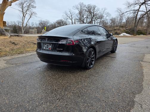 Black 2020 Tesla Model 3 Performance