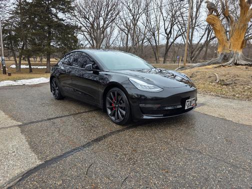 Black 2020 Tesla Model 3 Performance