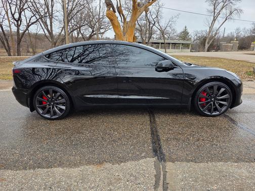 Black 2020 Tesla Model 3 Performance