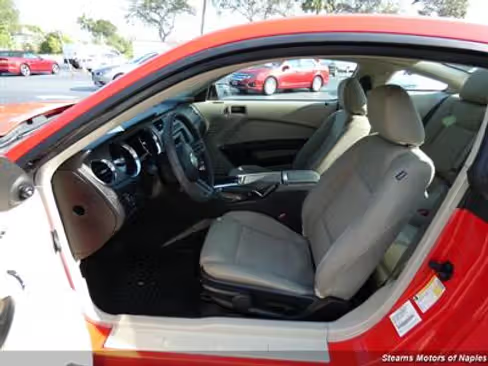 Red 2011 Ford Mustang V6