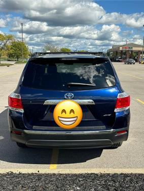 Blue 2013 Toyota Highlander Limited