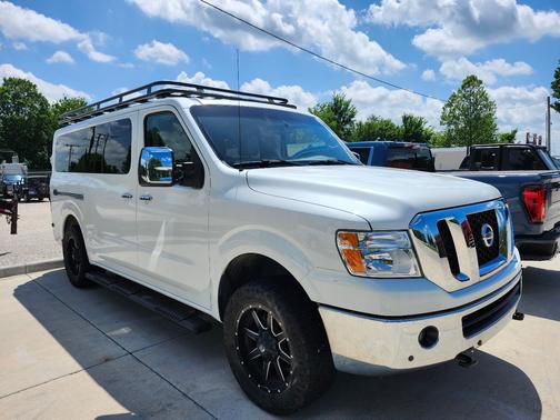 White 2019 Nissan NV Passenger NV3500 HD SL V8