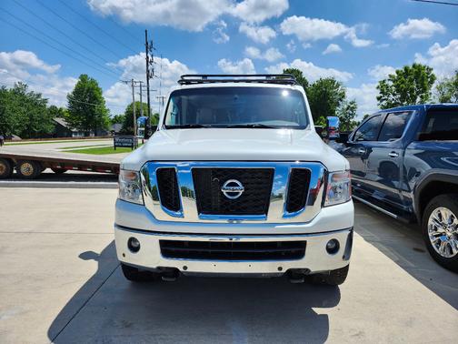 White 2019 Nissan NV Passenger NV3500 HD SL V8