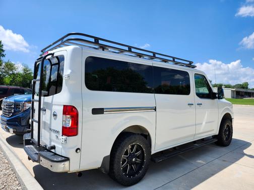 White 2019 Nissan NV Passenger NV3500 HD SL V8