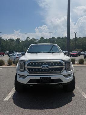 White 2021 Ford F-150 Platinum