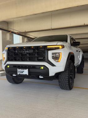 White 2024 GMC Canyon Elevation