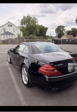 Black 2003 Mercedes-Benz SL-Class SL500 Roadster