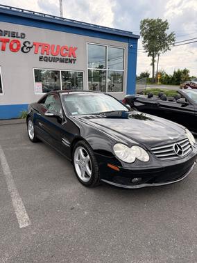 Black 2003 Mercedes-Benz SL-Class SL500 Roadster