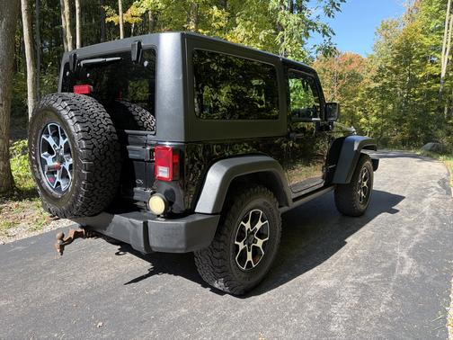Black 2012 Jeep Wrangler Rubicon
