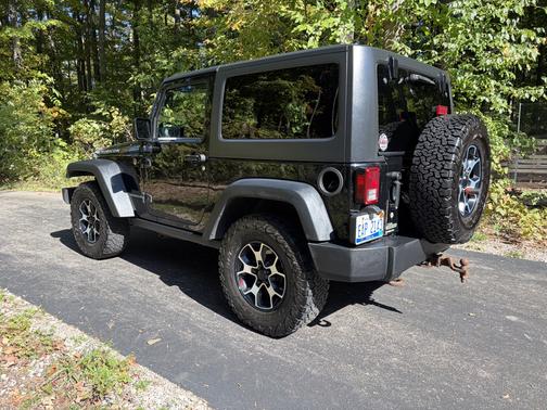 Black 2012 Jeep Wrangler Rubicon