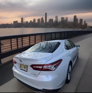 White 2020 Toyota Camry XLE