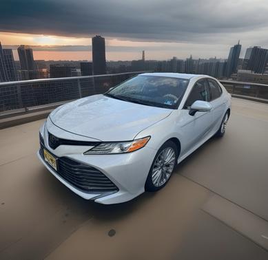 White 2020 Toyota Camry XLE