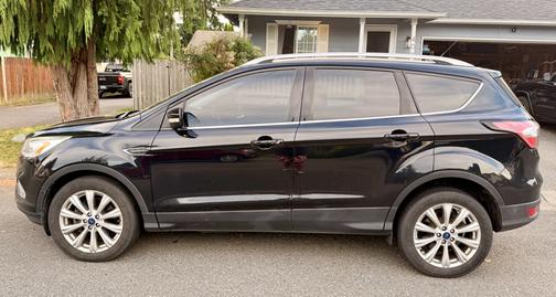 Black 2017 Ford Escape Titanium