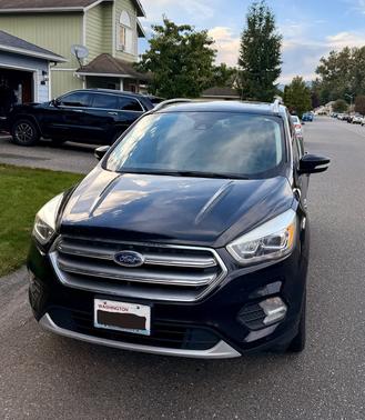Black 2017 Ford Escape Titanium