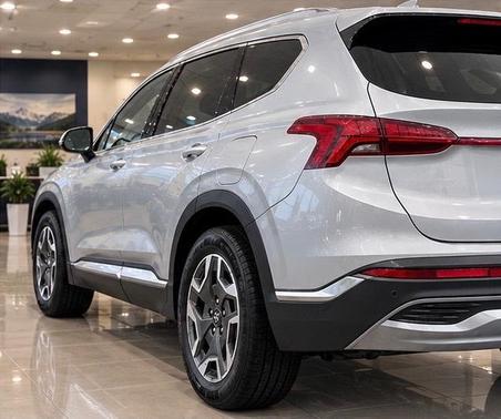Silver 2021 Hyundai SANTA FE HEV Blue