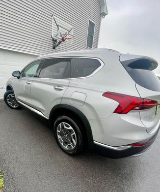 Silver 2021 Hyundai SANTA FE HEV Blue