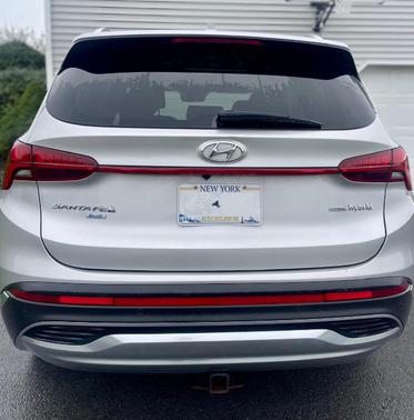 Silver 2021 Hyundai SANTA FE HEV Blue