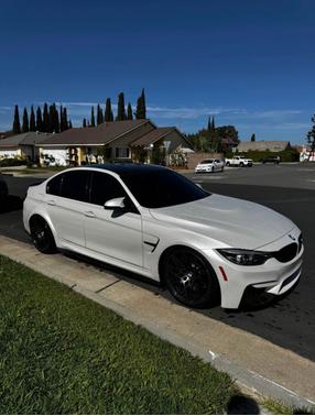 White 2018 BMW M3 CS