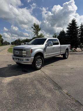 Silver 2017 Ford F-350 Platinum