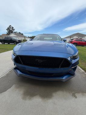 Blue 2018 Ford Mustang GT Premium