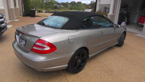 Gray 2005 Mercedes-Benz CLK-Class 500 Cabriolet
