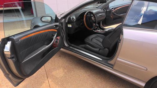 Gray 2005 Mercedes-Benz CLK-Class 500 Cabriolet
