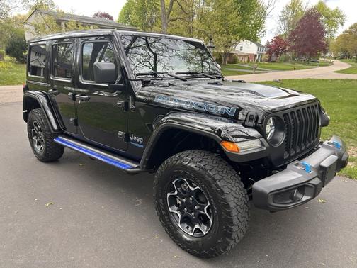 Black 2022 Jeep Wrangler Unlimited 4xe Rubicon