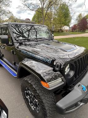 Black 2022 Jeep Wrangler Unlimited 4xe Rubicon