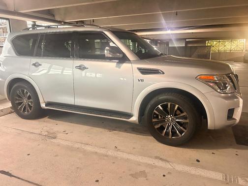 Silver 2020 Nissan Armada Platinum