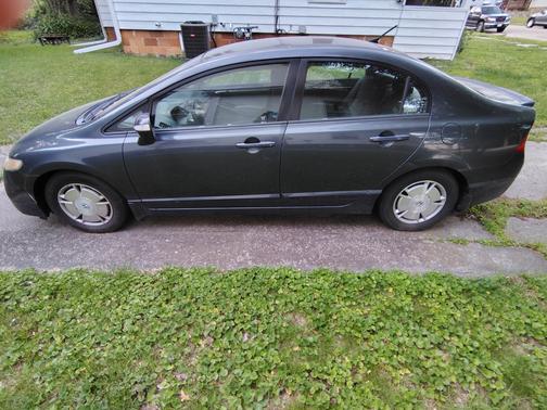 Blue 2009 Honda Civic Hybrid Base