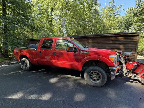 Red 2012 Ford F-350 XLT