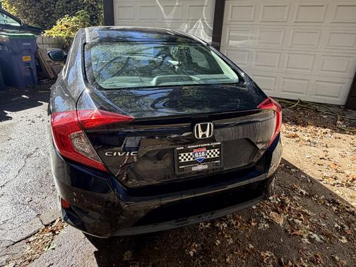 Black 2016 Honda Civic EX