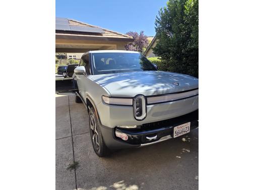 Gray 2024 Rivian R1T Adventure Dual-Motor Standard Package