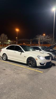 White 2013 Mercedes-Benz C-Class C 63 AMG