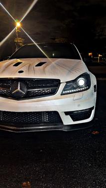 White 2013 Mercedes-Benz C-Class C 63 AMG